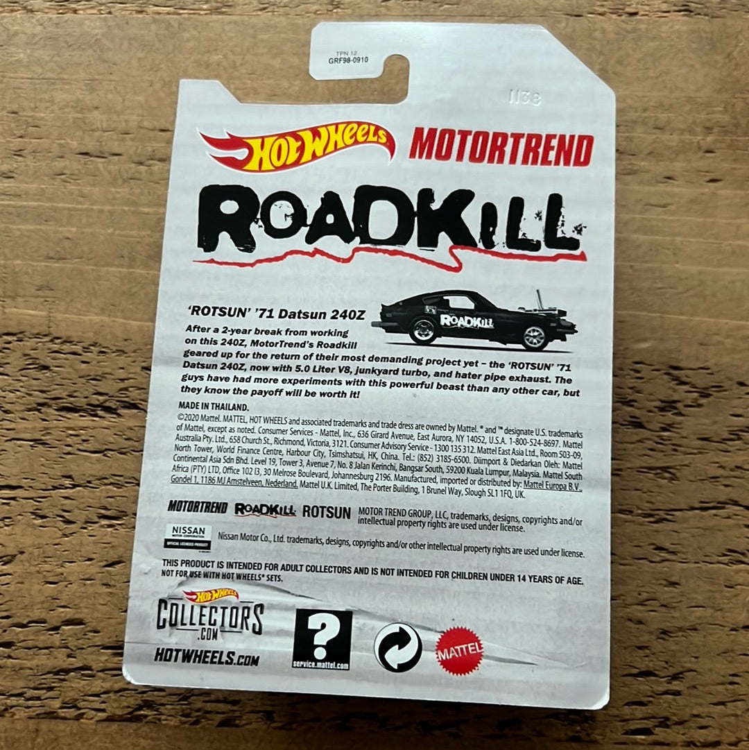 Hot Wheels RLC Roadkill Datsun 240z