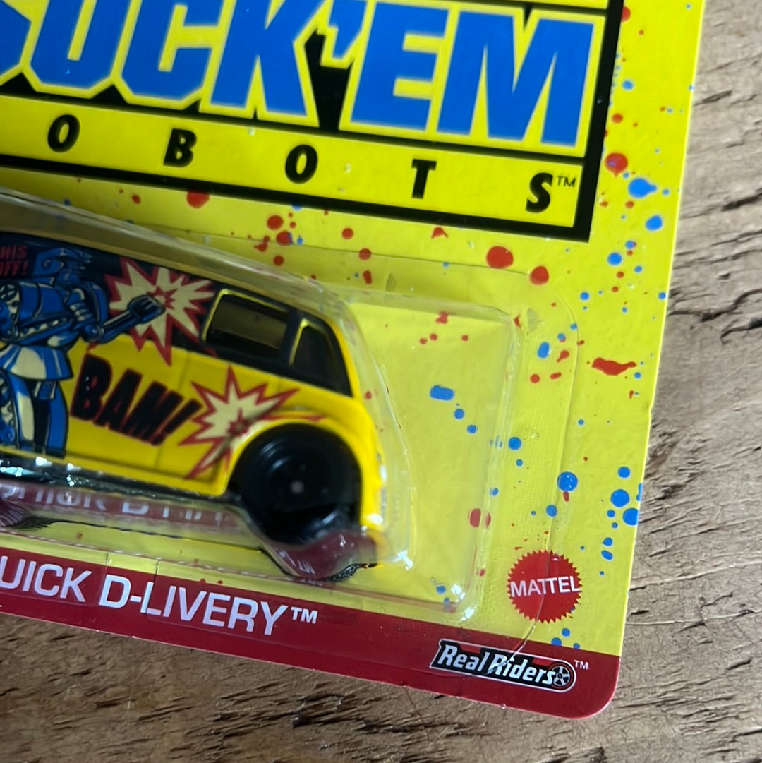 Hot Wheels Premium Quick D Livery Rock Em Sock Em Robots – Bran’s Diecast