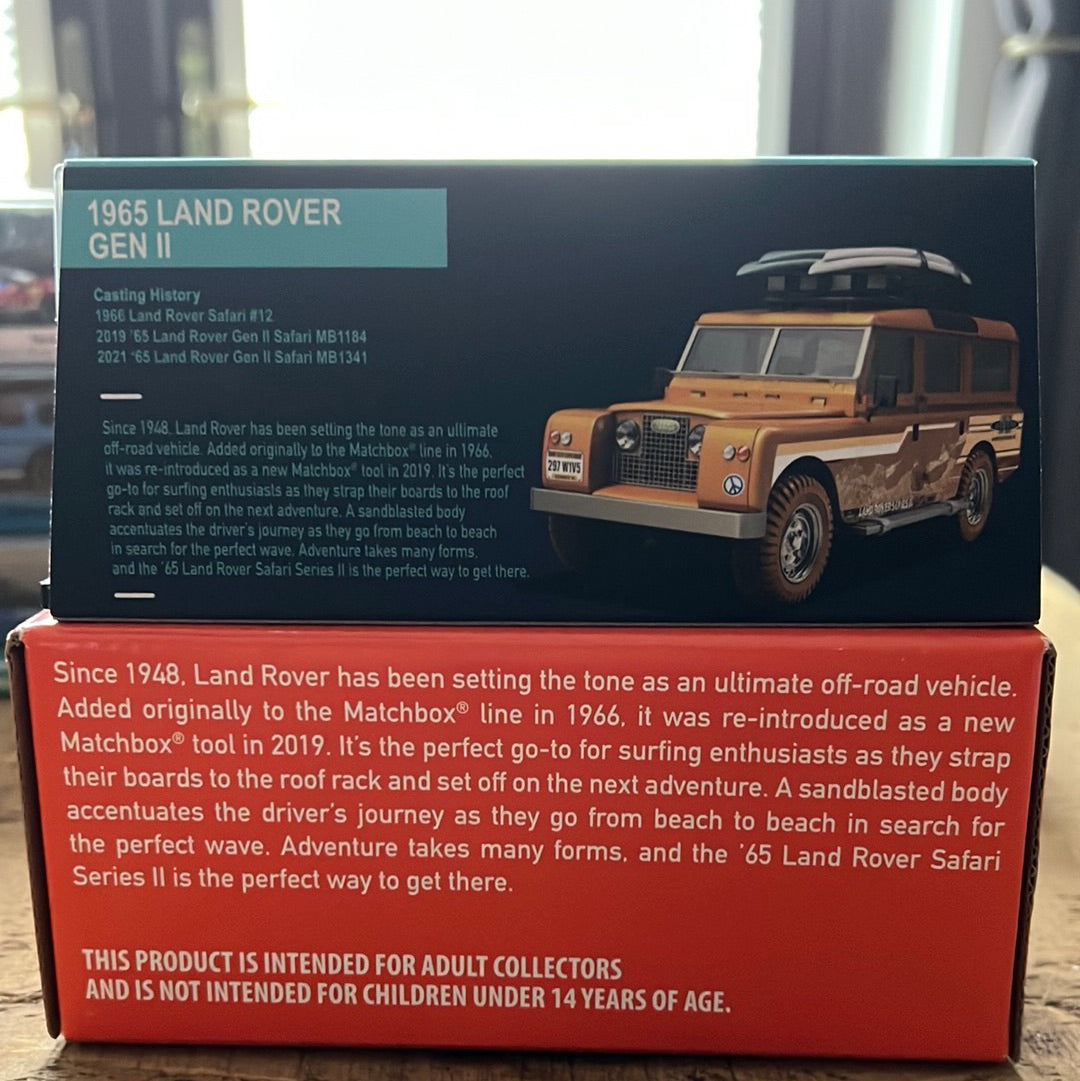 Matchbox 1965 Land Rover Gen II Acrylic