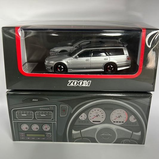 Zoom Model Nissan Stagea R34 Front End Silver