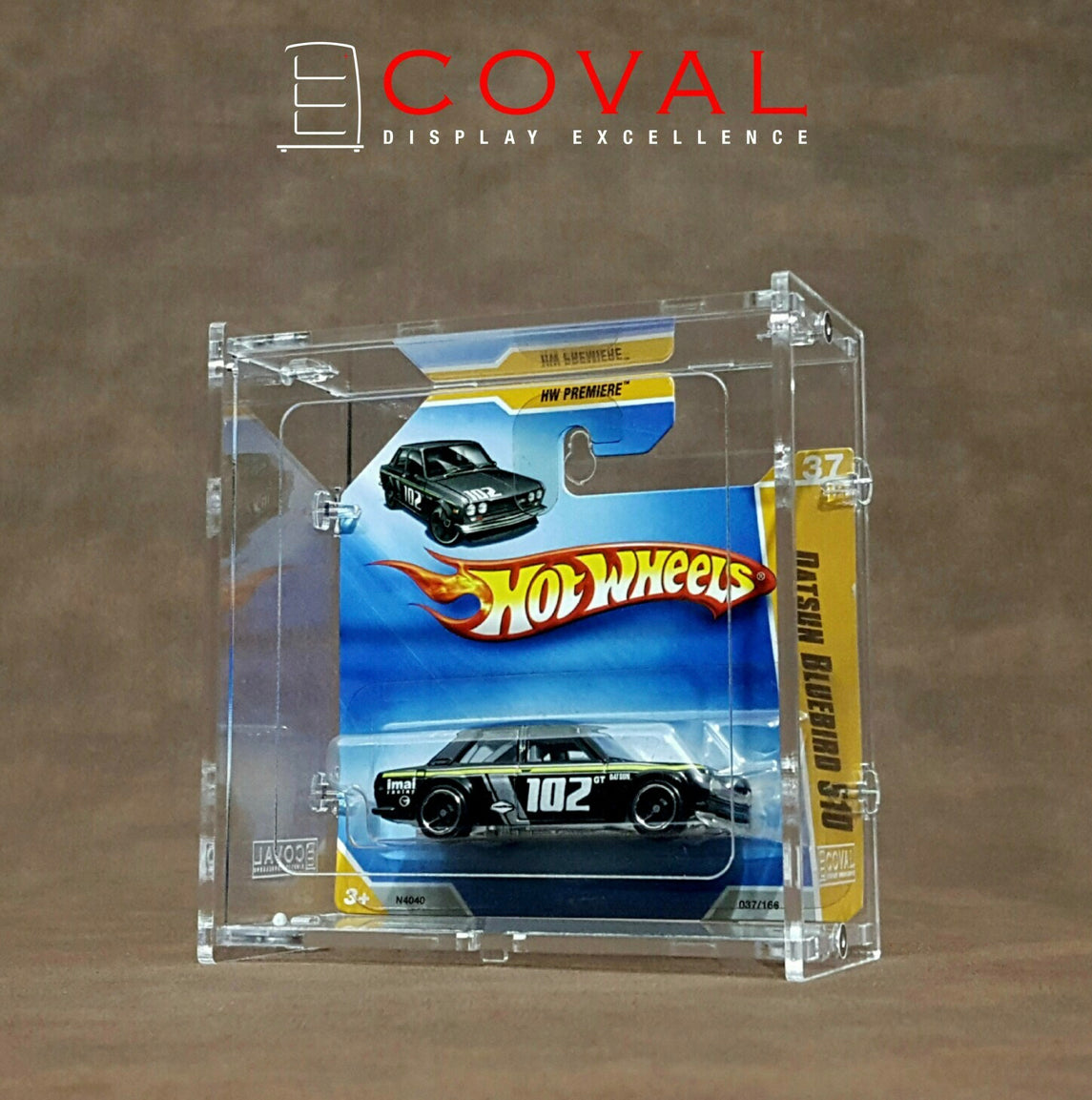 Coval Display Case For Hot Wheels Short Card