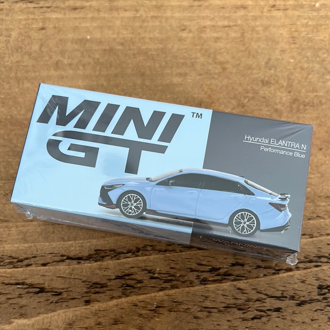 Mini GT Hyundai Elantra N Performance Blue #404