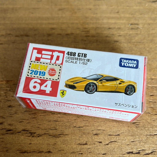 Tomica Ferrari 488 GTB Yellow