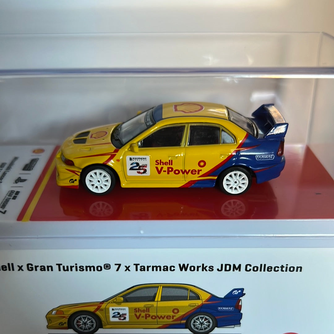 Tarmac Works x Shell Mitsubishi Lancer Evolution VI GSR